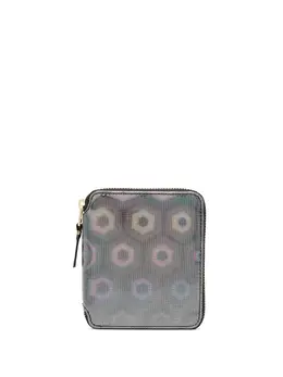 Comme Des Garçons Wallet: Серебристый кошелёк 