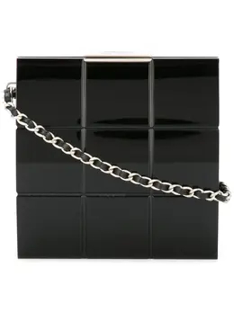 Chanel Pre-Owned: Чёрный клатч 