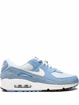 Nike: Голубые кроссовки  Air Max 90 SE