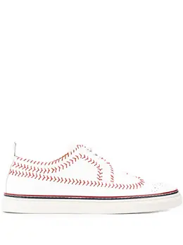 Thom Browne: Белые кроссовки 
