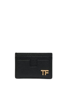 TOM FORD: Чёрный картхолдер  Logo