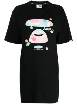 AAPE BY *A BATHING APE®: Футболка с принтом 
