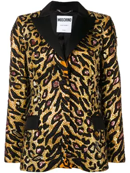 Moschino: Жёлтый жакет 