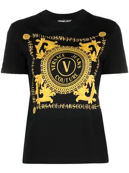 Versace Jeans Couture: Футболка с принтом 