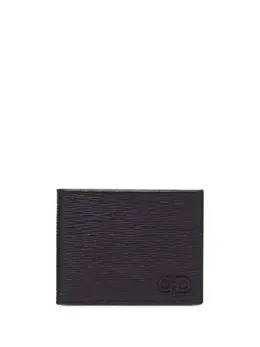 Ferragamo: Чёрный кошелёк  Gancini