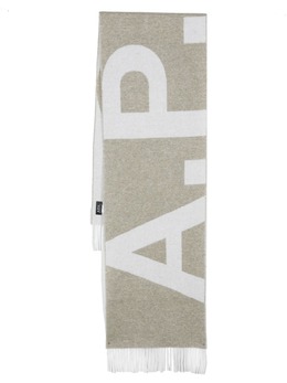 A.P.C.: Белый шарф 