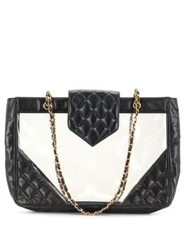 Chanel Pre-Owned: Прозрачная сумка-шоппер 