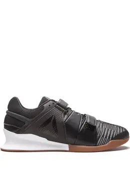 Reebok: Чёрные кроссовки  Legacy Lifter Flexweave