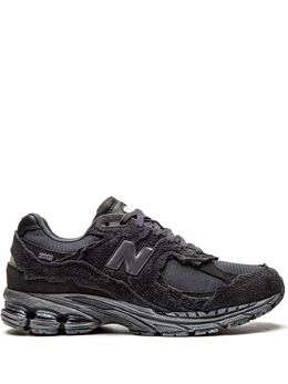 New Balance: Чёрные кроссовки  2002R