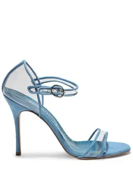Manolo Blahnik: Голубые сандалии 