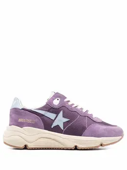 Golden Goose: Фиолетовые кроссовки  Running Sole