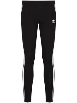 adidas: Чёрные легинсы  Trefoil