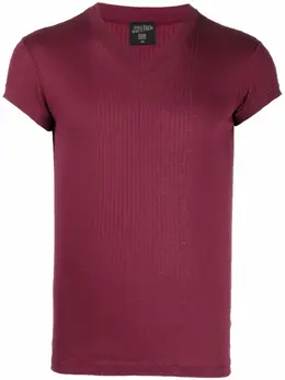 Jean Paul Gaultier Pre-Owned: Футболка с v-образным вырезом 