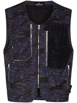 Stone Island Shadow Project: Жилет с абстрактным принтом 