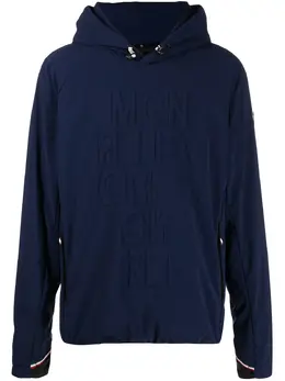 Moncler Grenoble: Голубая толстовка 