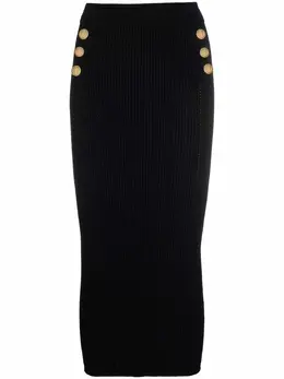 Balmain: Трикотажная юбка 