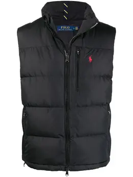 Polo Ralph Lauren: Чёрный жилет 
