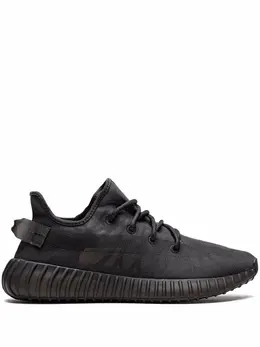 adidas YEEZY: Чёрные кроссовки 