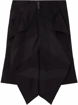 Burberry: Драповая юбка 