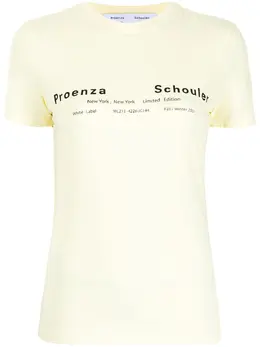 Proenza Schouler White Label: Футболка с принтом 