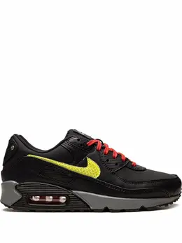 Nike: Чёрные кроссовки  Air Max 90