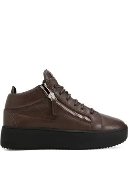 Giuseppe Zanotti: Коричневые кроссовки  Kriss