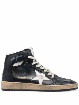 Golden Goose: Чёрные кроссовки 