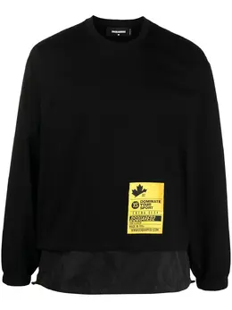 Dsquared2: Чёрный свитшот 
