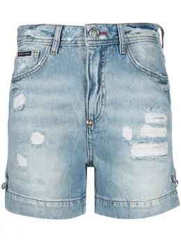 Philipp Plein: Джинсовые шорты  Iconic