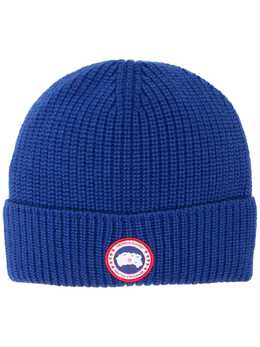 Canada Goose: Голубая шапка 