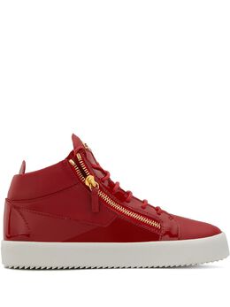 Giuseppe Zanotti Design: Красные кроссовки  Kriss
