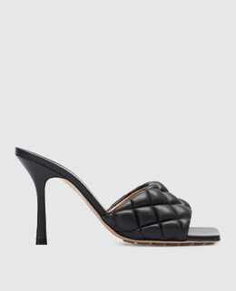 Bottega Veneta: Чорні сабо 