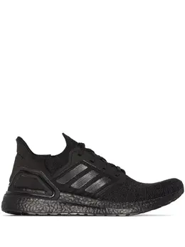 adidas: Чёрные кроссовки  UltraBoost 20