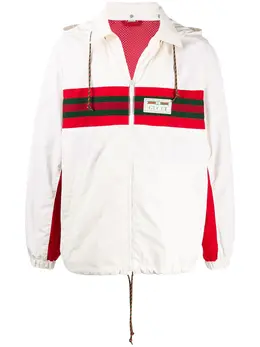Gucci: Куртка  Web в полоску