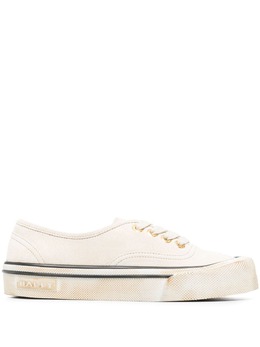 Bally: Белые кроссовки 