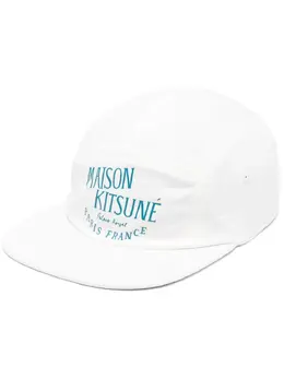 Maison Kitsuné: Кепка с принтом 
