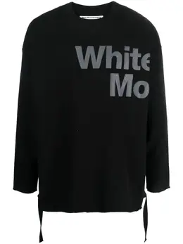 White Mountaineering: Свитшот с принтом 