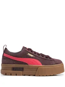 PUMA: Фиолетовые кроссовки 