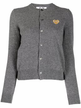 Comme Des Garçons Play: Кардиган  Heart из шерсти
