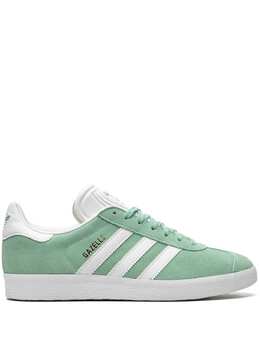 adidas: Зелёные кроссовки  Gazelle