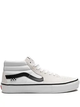Vans: Белые кроссовки  Skate