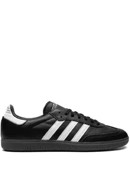 adidas: Чёрные кроссовки  Samba