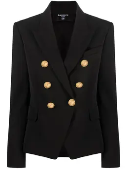 Balmain: Двубортный жакет 