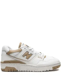 New Balance: Белые кроссовки  550