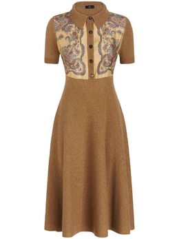 ETRO: Платье с принтом 