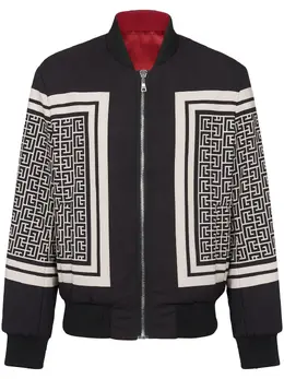 Balmain: Куртка с принтом 
