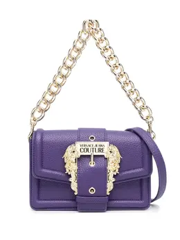 Versace Jeans Couture: Фиолетовая сумка 