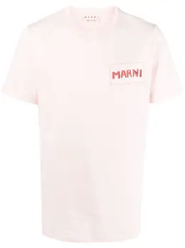 Marni: Футболка с принтом 