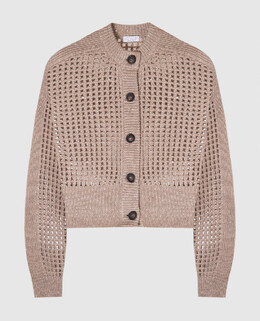 Brunello Cucinelli: Коричневый кардиган 