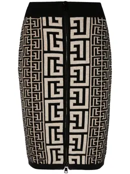 Balmain: Трикотажная юбка 